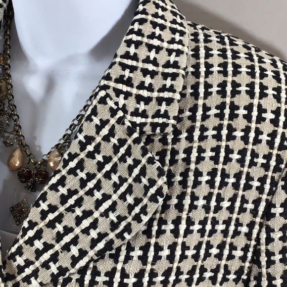 Doncaster silk tweed cropped jacket 4 - Picture 4 of 11